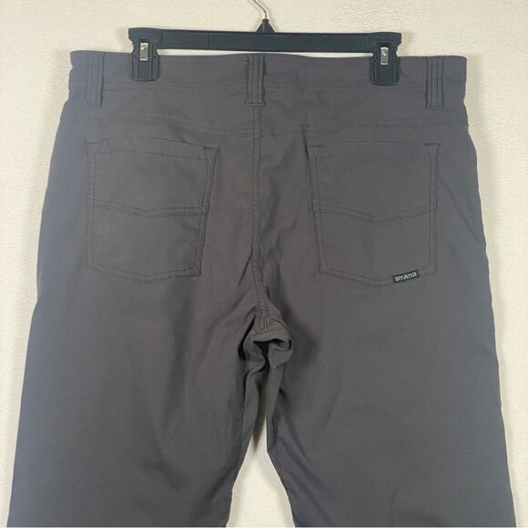 Prana Brion Pants Gray Slim Fit Size 33 - Picture 7 of 11